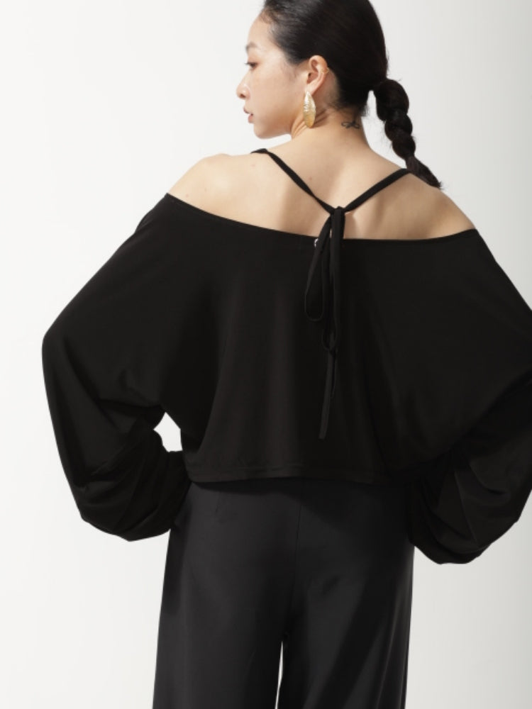 Elegant Black Loose-Fit Top