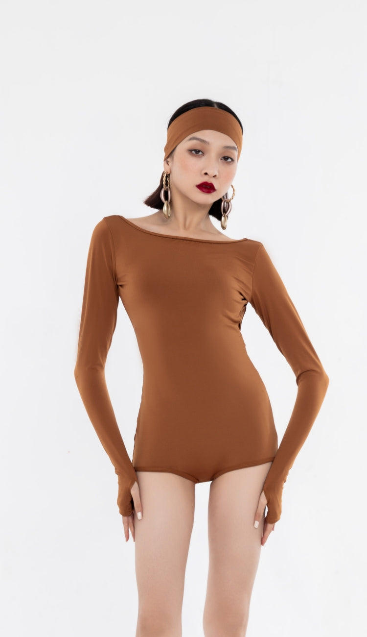 4 Colors Solid Ballroom Bodysuit Bundle